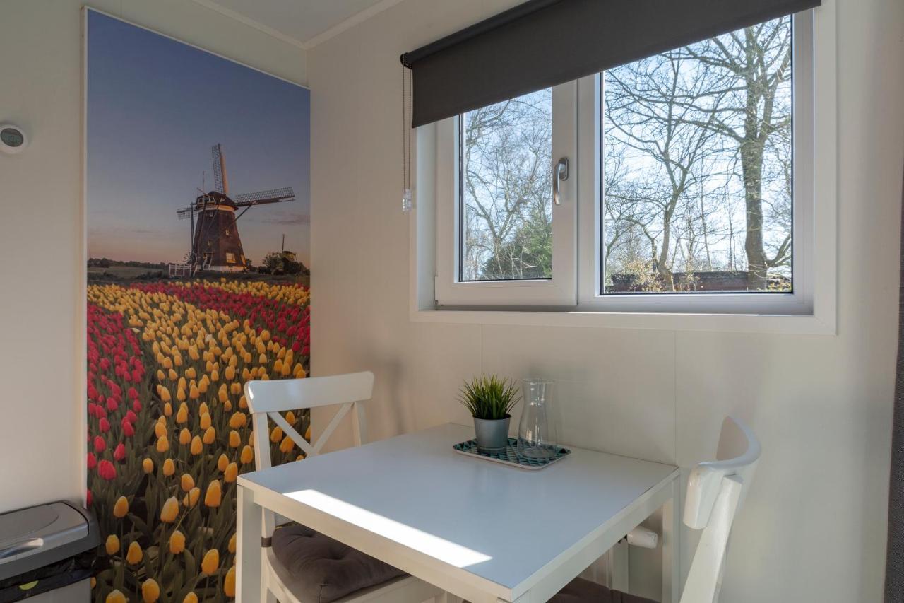 הוילה Sint Maartensvlotbrug Chalet Studio Aqua - Campanula - Sint Maartenszee מראה חיצוני תמונה