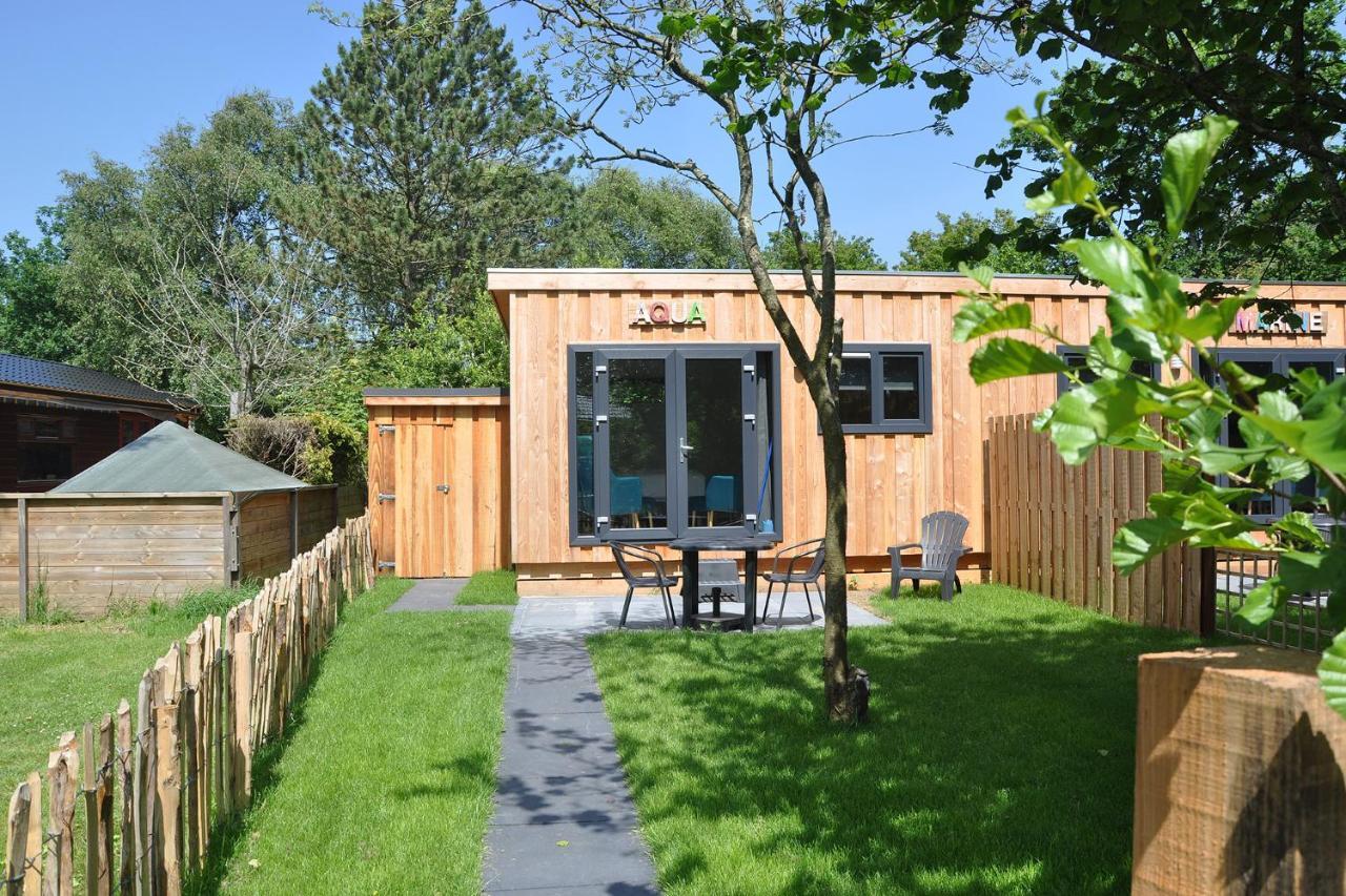 הוילה Sint Maartensvlotbrug Chalet Studio Aqua - Campanula - Sint Maartenszee מראה חיצוני תמונה